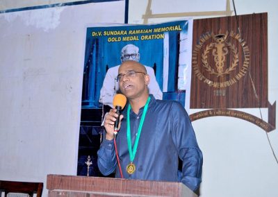 Dr V Sundar Ramadan Memorial Gold Medal Oration IMA Hall Tenali