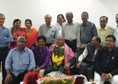 Felicitation to Dr.Gokhale - Inter classmates from JKC College @ Guntur