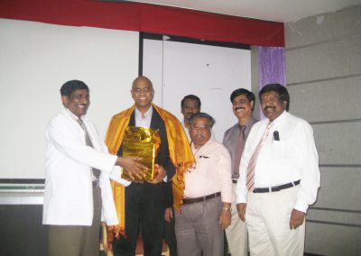 Dr Gokhale delivers a guest lecture at Narayana Medical College, Nellore