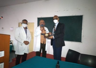 Dr Gokhale gave Guest lecture on Advances in Cardiothoracic Surgery