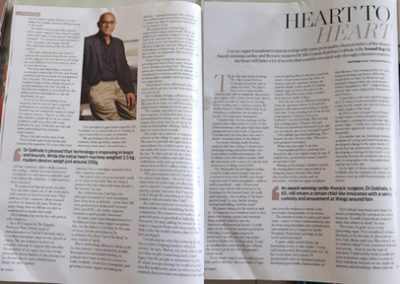 Heart to heart: An interesting article was published in fridaymagazine on May 20, 2019, written by Anand Raj OK