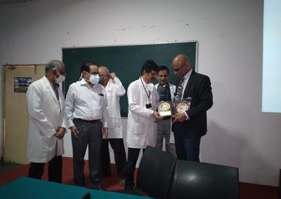 Dr Gokhale gave Guest lecture on Advances in Cardiothoracic Surgery