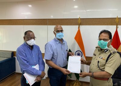 Dr Alla Gopala Krishna Gokhale’s Donation for Police Personnel in Hyderabad