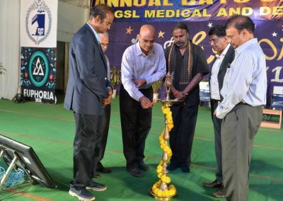 Dr Gokhale @ Annual Day Celebrations of GSL Medical & Dental Colleges