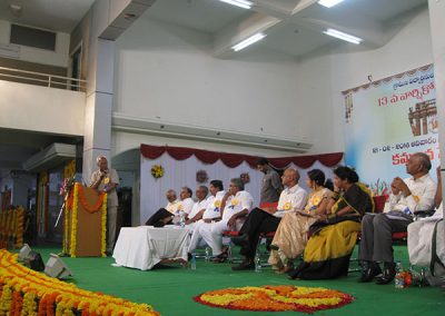 Felicitation to Dr Gokhale at 13th Annual Day Function of Rural Girls Hostel, Guntur