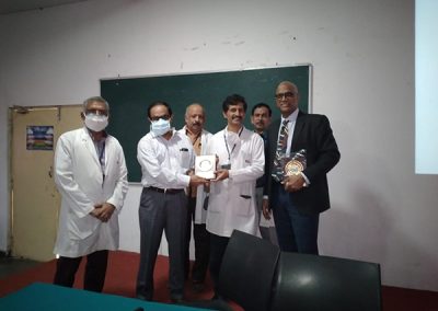 Dr Gokhale gave Guest lecture on Advances in Cardiothoracic Surgery