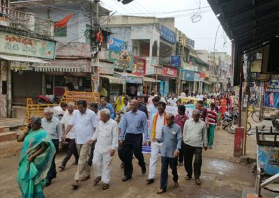 Swatchbharat at Mangalagiri by Dr Gokhale and Team