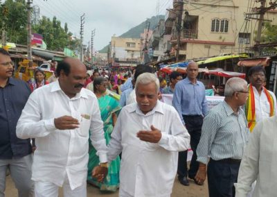 Swatchbharat at Mangalagiri by Dr Gokhale and Team