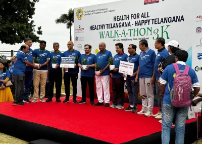 Dr. Alla Gopala Krishna Gokhale at Health For All Walkathon 2024