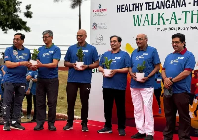 Dr. Alla Gopala Krishna Gokhale at Health For All Walkathon 2024