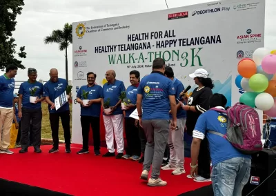 Dr. Alla Gopala Krishna Gokhale at Health For All Walkathon 2024