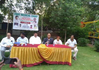 Dr Gokhale Participates in the Free Cardiac Health Camp Hosted by the Central Walkers Club in Hyderabad