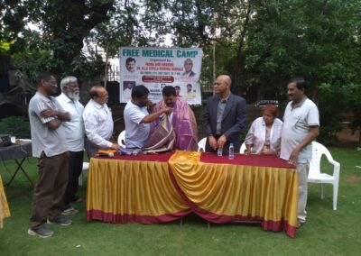 Dr Gokhale Participates in the Free Cardiac Health Camp Hosted by the Central Walkers Club in Hyderabad