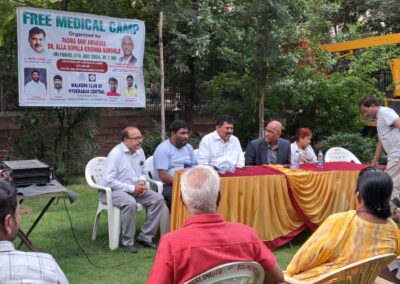 Dr Gokhale Participates in the Free Cardiac Health Camp Hosted by the Central Walkers Club in Hyderabad