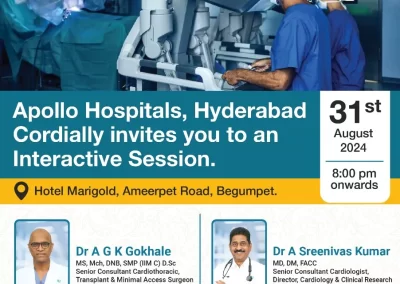 Dr.Gokhale Interactive Session on Robotic-Assisted Minimal Access Cardiac Surgery